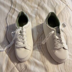 Dirty Laundry White Platform Sneakers